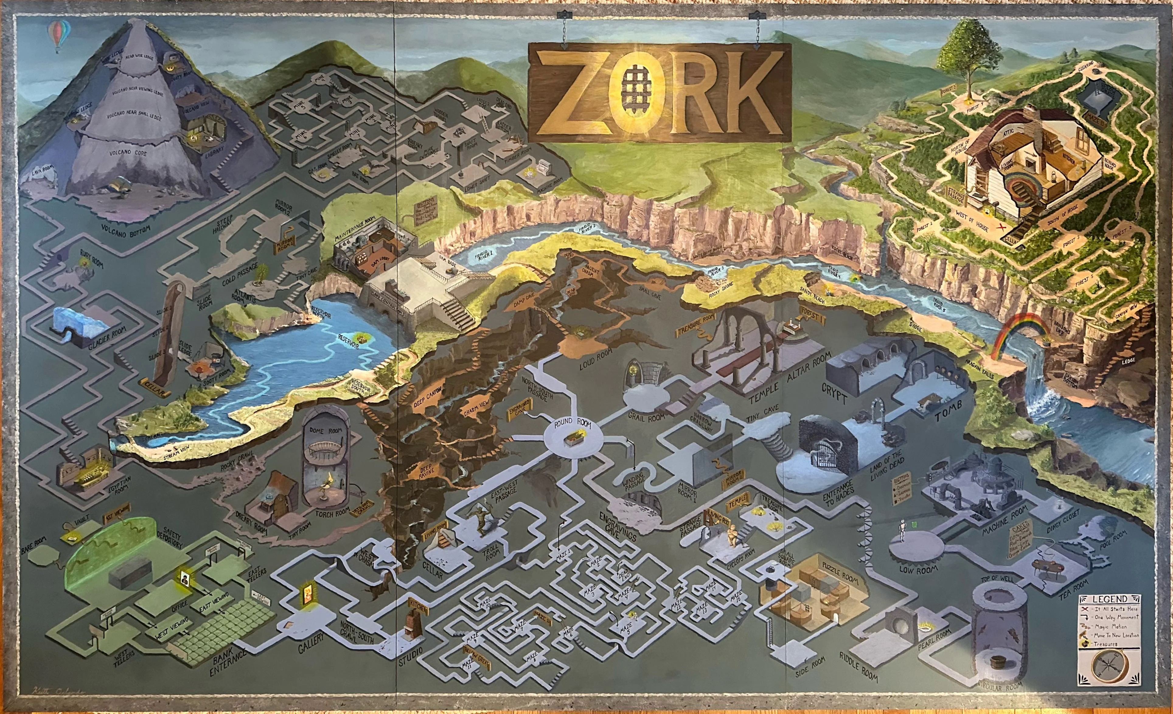 Zork Map